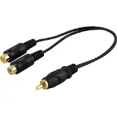 Deltaco – Haaroitin, 1xRCA uros - 2xRCA naaras (MM-20)
