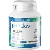 Raw Organic Puhdas+ Kalium 300mg, 60kaps