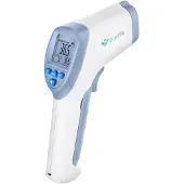 TrueLife CAREQ7BLU digital body thermometer Remote sensing thermometer Blue, White Universal Buttons (CAREQ7BLU)