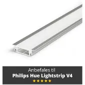 Light Solutions Aluminum profile - Model G for Philips Hue and LIFX - Alu