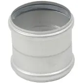 Blücher double slip coupling 110mm ss/316