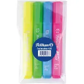 Pelikan 918433, 4 kpl, Sininen, Vihreä, Vaaleanpunainen, Keltainen