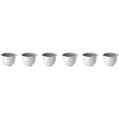 Mepal Margrethe-minikulho 25 ml 6 kpl pakkaus 6 kpl/paketti Valkoinen