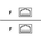 APC – Cable/RJ45F/F White CAT 5 (47136WH)