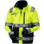 Priha 4024 Lk.2 sini/keltainen huomio työtakki