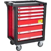 Timco 7 ltk 221-osainen työkaluvaunu työkaluilla