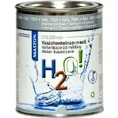 Maston Maali Hopeanharmaa RAL7001 1L - Maston H2O!
