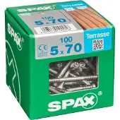 Spax TX 5x70 RST terassiruuvi