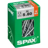 Spax TX 5x80 uppokanta yleisruuvi