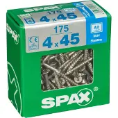 Spax TX 4x45 RST uppokanta yleisruuvi