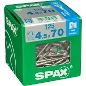 Spax TX 4,5x70 RST uppokanta 125kpl yleisruuvi