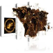 Artgeist Brown Map taulusetti