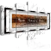 Artgeist Live, Laugh, Love - White taulusetti