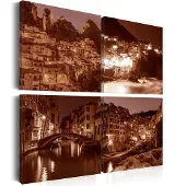 Artgeist Italian Towns (Sepia) taulusetti