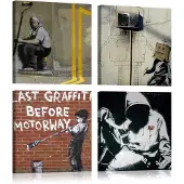 Artgeist Banksy - Katutaide taulusetti