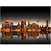Artgeist New York and gold fototapetti