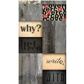 Artgeist Wooden Inscription fototapetti
