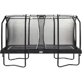 Salta Premium Black Edition 396x244 cm 84 jousta trampoliini turvaverkolla