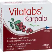 Vitatabs Karpalo-C 60 kaps. ravintolisä