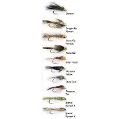 Wiggler Hurricane Fly Flugkollektion - Goldheads 10p #12