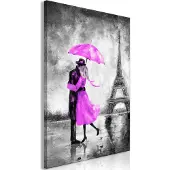 Artgeist Paris Fog Vertical Pink taulu