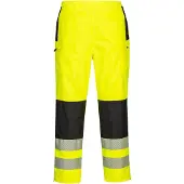 Portwest PW386 keltainen HI-Vis naisten sateenpitävät työhousut