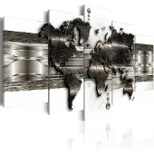 Artgeist Metal World Map II taulusetti