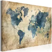 Artgeist Retro Map Wide taulu
