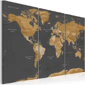 Artgeist World Map: Modern Aesthetics taulusetti