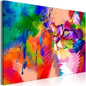 Artgeist Colourful Cat Wide taulu