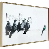 Artgeist Banksy: Pigeons juliste