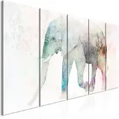 Artgeist Painted Elephant (5 Parts) Narrow taulusetti