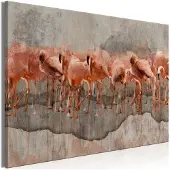 Artgeist Flamingo Lake (1 Part) Wide taulu
