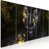 Artgeist Bathed in Gold (5 Parts) Narrow taulusetti