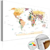 Artgeist World Map korkkitaulu