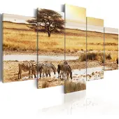 Artgeist Zebras On A Savannah taulusetti