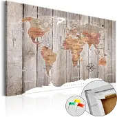 Artgeist Wooden Stories [Cork Map] korkkitaulu