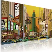 Artgeist Cartoon Nyc taulusetti