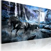 Artgeist Waterfall In Colour Of Sapphire taulusetti