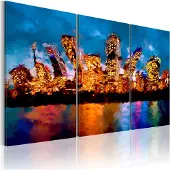 Artgeist Mad City - Triptych taulusetti