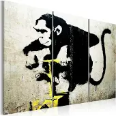 Artgeist Monkey Tnt Detonator By Banksy taulusetti