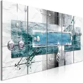 Artgeist Mysterious Mechanism Narrow Blue taulusetti