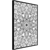 Artgeist Colourless Mandala juliste