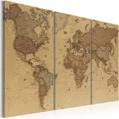 Artgeist Stylish World Map taulusetti