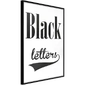 Artgeist Black Lettering juliste