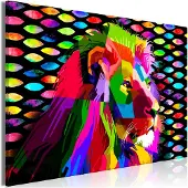 Artgeist Rainbow Lion Wide taulu