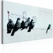 Artgeist Protesting Birds By Banksy taulu