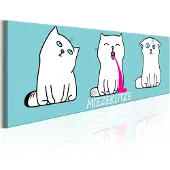 Artgeist Miezekotze: Cat Trio (Blue) taulu