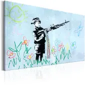 Artgeist Boy With Gun By Banksy taulu