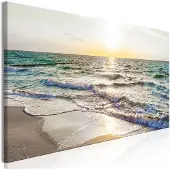 Artgeist Calm Waves Narrow Grey taulu